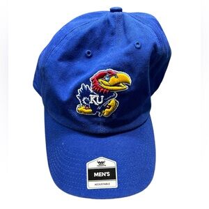 NCAA FAN FAVORITE KANAS JAYHAWKS men’s adjustable team logo fan hat NWT